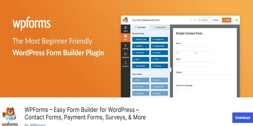 WPForms-best-wordpress-page-builder-plugins